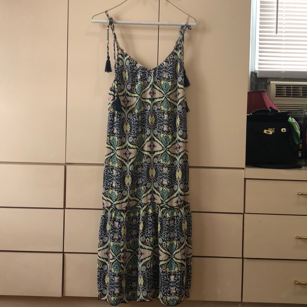 strap maxi dress
